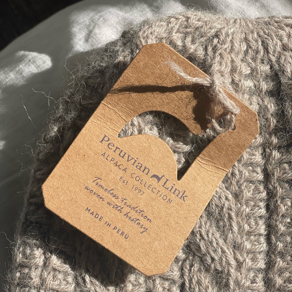 Peruvian Link Alpaca Knit Beanie | Unisex Adult Hat NWT - Picture 2 of 6